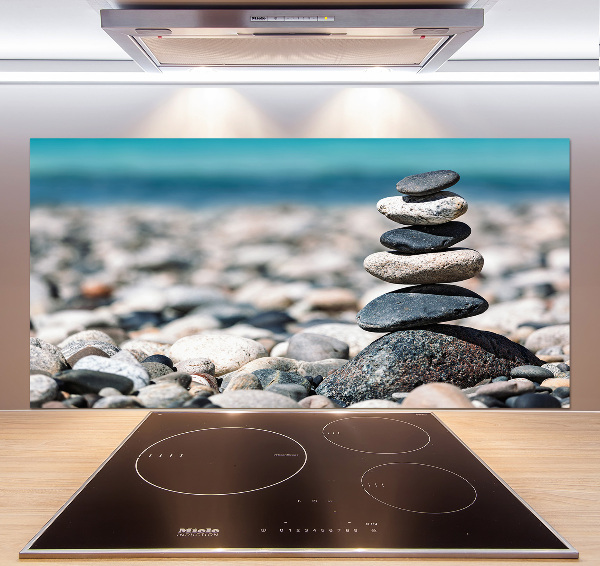 Achterwand keuken Een stapel stenen