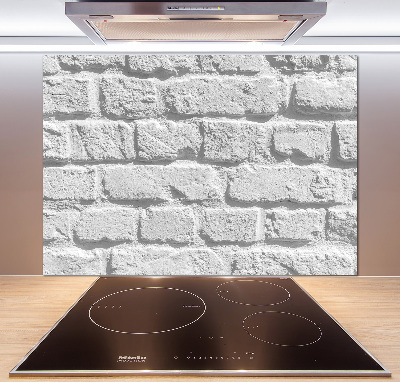 Glazen achterwand keuken Bakstenen muur