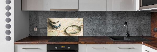 Spatplaat keuken Symboliek van reizen