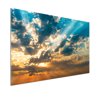 Panel lacobel Zachód słońca niebo