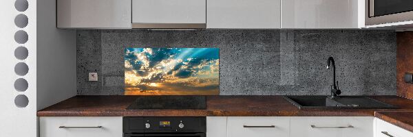 Spatplaat keuken Zonsondergang