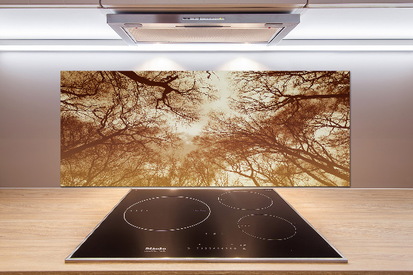 Panel szkło hartowane do kuchni Las