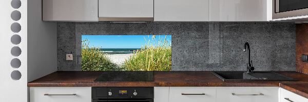 Achterwand keuken duinen aan zee