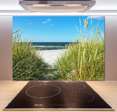 Achterwand keuken duinen aan zee