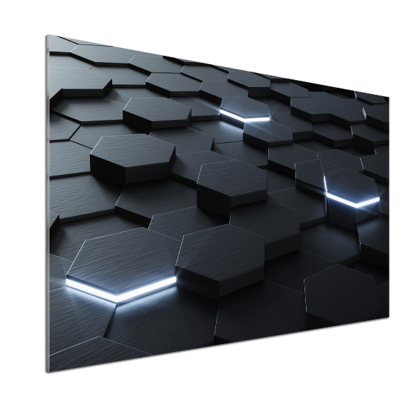 Glazen achterwand keuken Abstractie