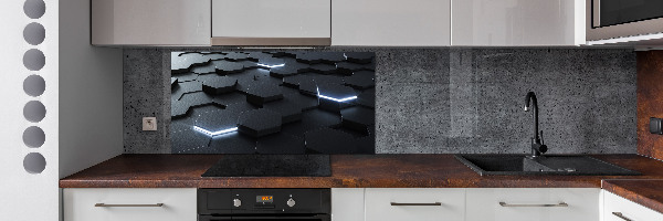 Glazen achterwand keuken Abstractie