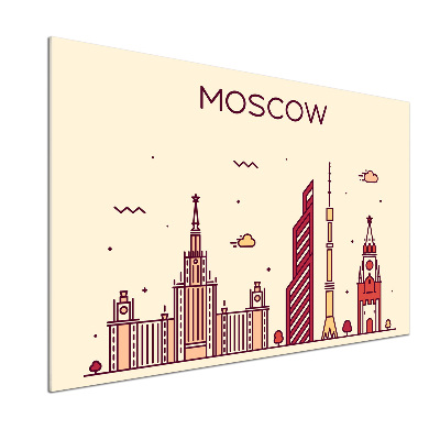 Panel do kuchni Moskwa budynki