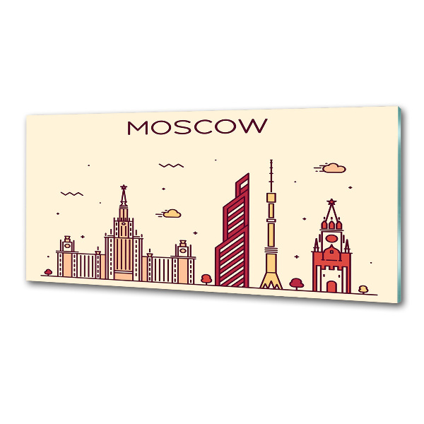 Panel do kuchni Moskwa budynki