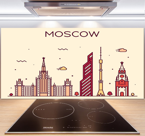 Keuken achterwand Moskouse gebouwen