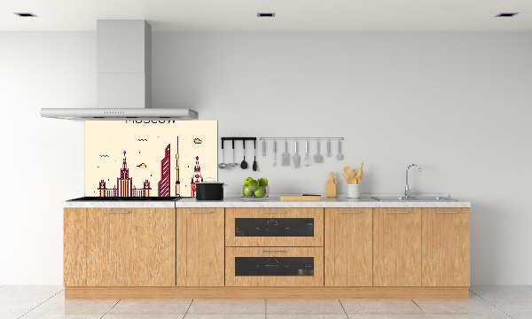 Keuken achterwand Moskouse gebouwen