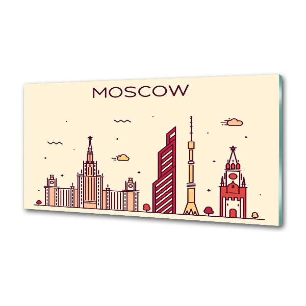 Panel do kuchni Moskwa budynki