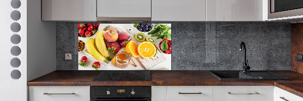 Panel dekor szkło Owoce i miód