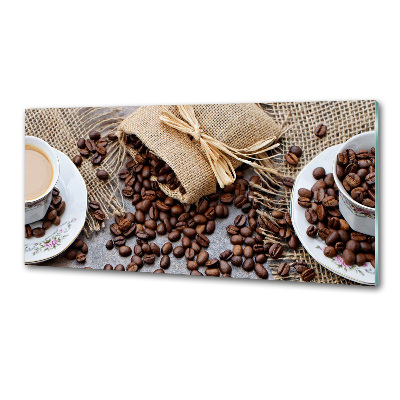 Achterwand keuken Koffie met melk