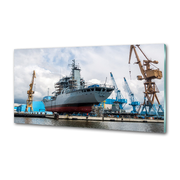 Panel do kuchni Stocznia statek