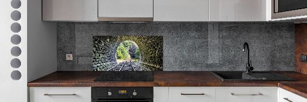 Spatscherm keuken Spoorwegtunnel