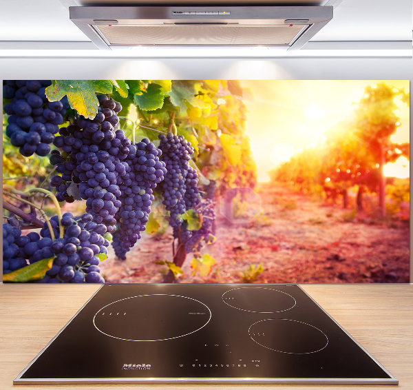 Panel między meble w kuchni Winorośle