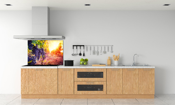 Achterwand keuken Wijnranken