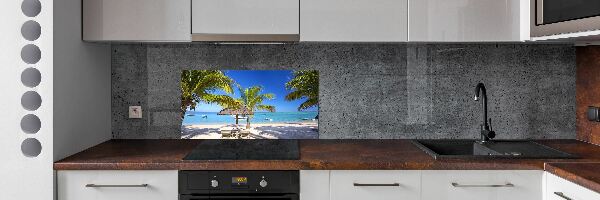Spatscherm keuken Mauritius Strand