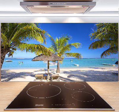 Spatscherm keuken Mauritius Strand