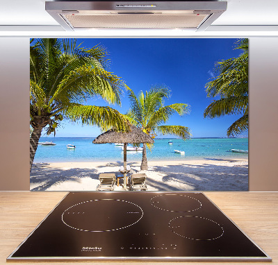 Spatscherm keuken Mauritius Strand