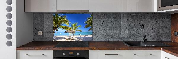 Spatscherm keuken Mauritius Strand