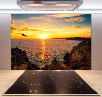 Spatplaat keuken Zonsondergang aan zee