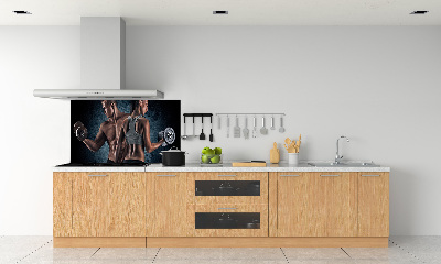 Spatplaat keuken Spieropbouw