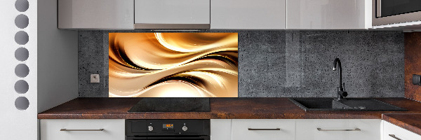 Achterwand keuken Abstracte golven