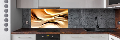 Panel do kuchni Abstrakcyjne fale