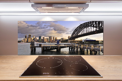 Glazen achterwand keuken Sydney Bridge