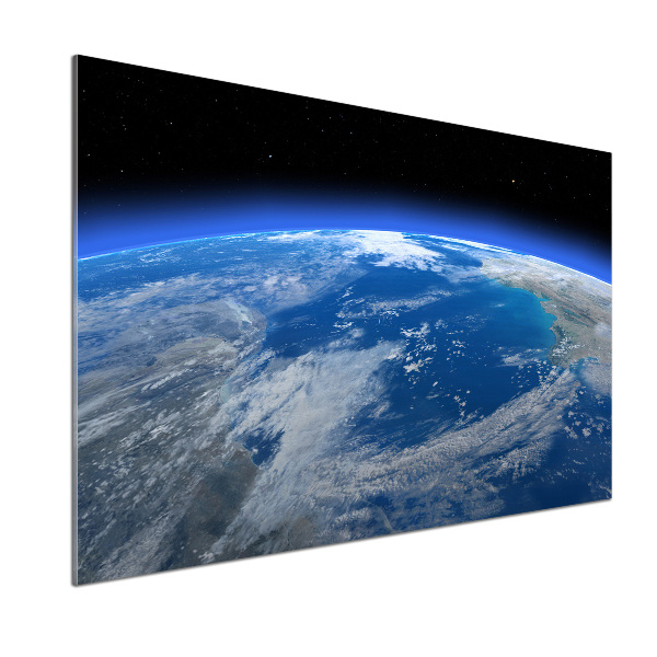 Glazen achterwand keuken Planeet Aarde