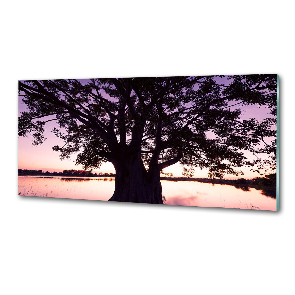Panel do kuchni Drzewo i jezioro