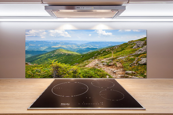 Achterwand keuken Groene heuvels