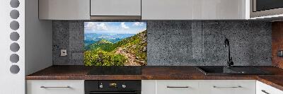 Achterwand keuken Groene heuvels