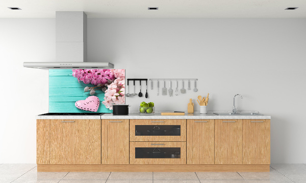 Panel dekor szkło Bez i serce