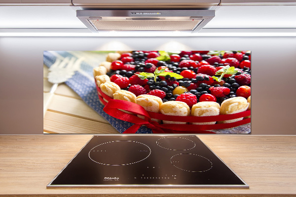 Panel do kuchni Ciasto owoce leśne