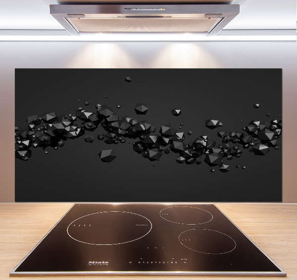 Spatplaat keuken 3D-abstractie