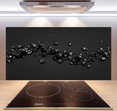Spatplaat keuken 3D-abstractie