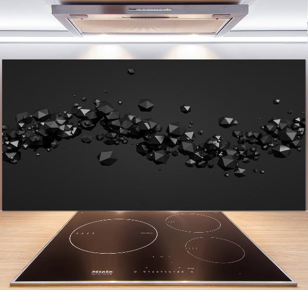 Spatplaat keuken 3D-abstractie