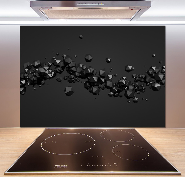 Spatplaat keuken 3D-abstractie