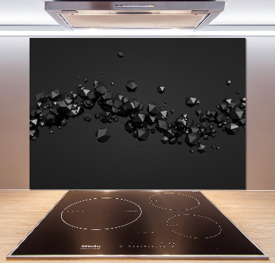 Spatplaat keuken 3D-abstractie