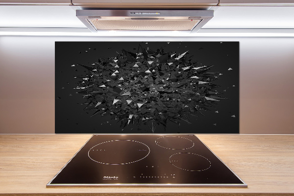 Keuken achterwand 3D-abstractie