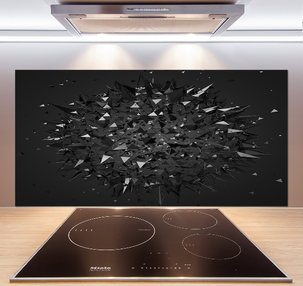 Keuken achterwand 3D-abstractie