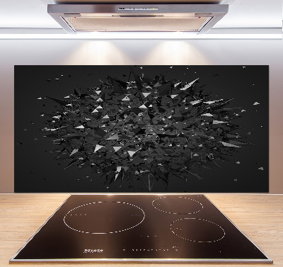 Keuken achterwand 3D-abstractie