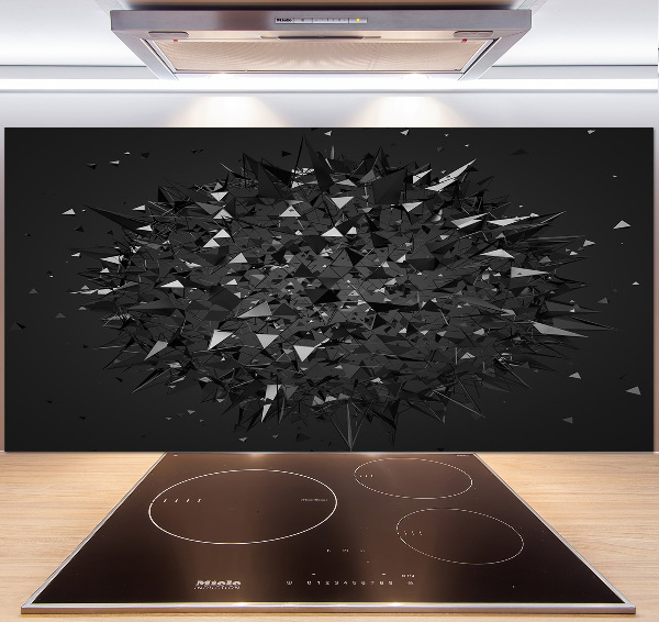 Keuken achterwand 3D-abstractie