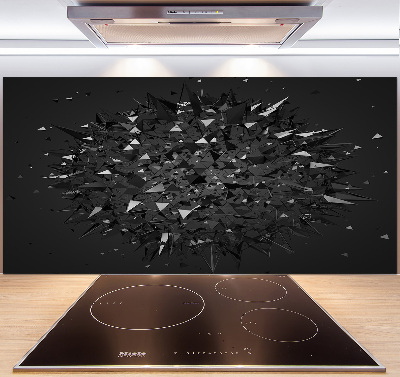 Keuken achterwand 3D-abstractie