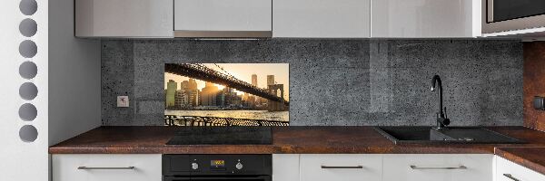 Achterwand keuken Brooklynbrug