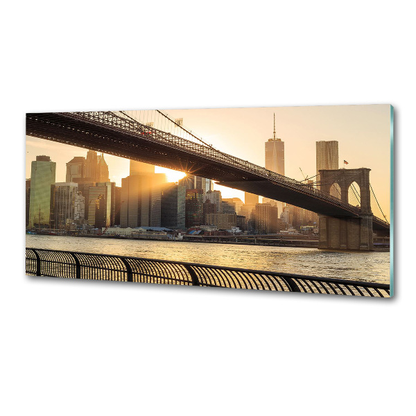 Achterwand keuken Brooklynbrug