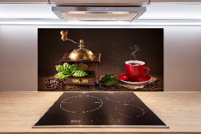 Spatplaat keuken Koffie en koffiemolen