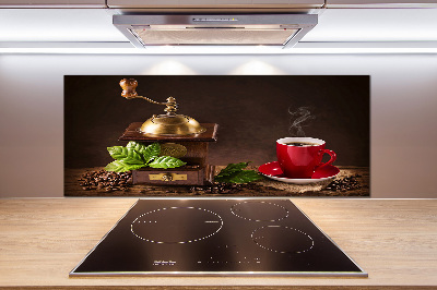 Spatplaat keuken Koffie en koffiemolen